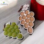 Bandeja personalizada para las uvas de Nochevieja con nombre y año