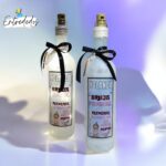 botella luminosa personalizada con nombre y frase positiva para mujer