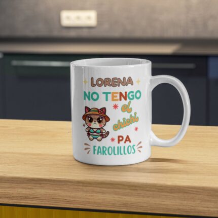 Taza personalizada con nombre divertida