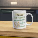 Taza personalizada con nombre divertida