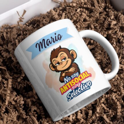 Taza personalizada con nombre divertida