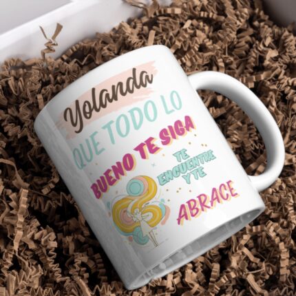 Taza personalizada con nombre divertida